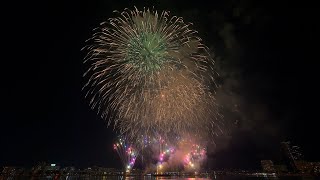 【4KHDR】2025　Fukuoka東区花火大会（福岡市東区）　フィナーレ　「金色の宴」　#花火　#東区花火大会　#花火大会　#福岡　#fireworks  #香椎 #hanabi