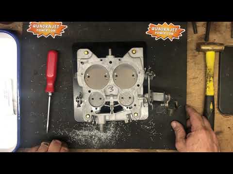 Quadrajet Power - Base Plate rebuild and assembly