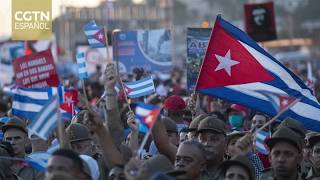 Una masiva concentración de cubanos reafirma su disposición a defender la patria