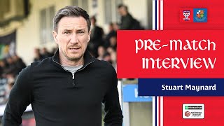 🗣️ Pre-Match Interview | Stuart Maynard | Wealdstone FC (H)