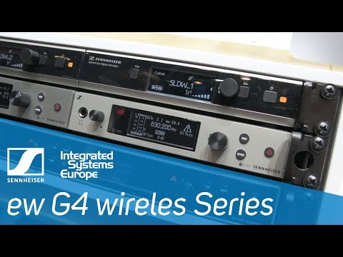 Sennheiser EW G4 wireless series - ISE 2018