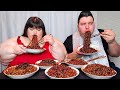 BLACK BEAN NOODLES WITH HUNGRY FAT CHICK • Mukbang & Recipe