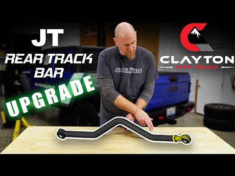How to Fit a 37" Spare Tire Under a Jeep Gladiator - Clayton Rear Track Bar
