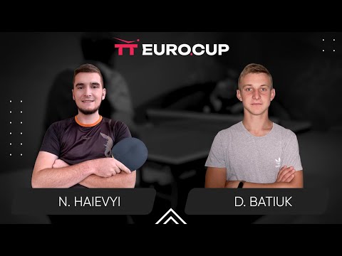 19:40 Nazarii Haievyi - Dmytro Batiuk 23.01.2024 TT Euro.Cup Ukraine Master. TABLE 3