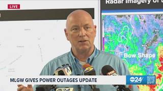 Memphis City officials, MLGW provide update on outages after severe storms