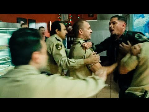 Mayans MC 3x08 Scuffle with police. Fight scene