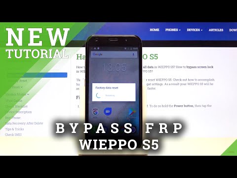 How to Unlock FRP in WIEPPO S5 – Bypass Google Verification