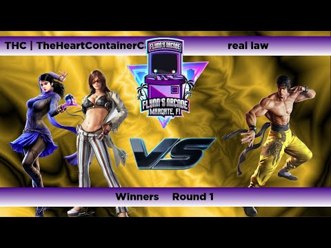Flynn's 052 Winners Round 1 - THC | TheHeartContainerCafe (Katarina Zafina)Vs real law (Law)Tekken 7