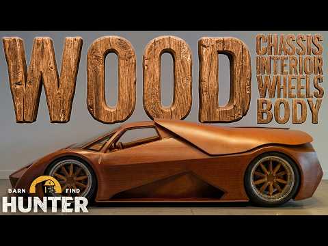 20,000 Hours to Build, 15 Species of Wood, 2650lbs, 650HP, and Endless Patience | barn Find Hunter