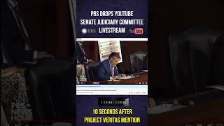 PBS News DROPS Senate Judiciary Committee Livestream Right When Veritas FBI Leaks Are Mentioned