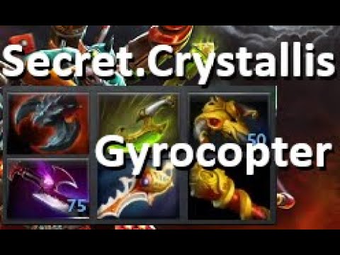 Secret.Crystallis Gyrocopter Safelane With Divine Rapier - 19/7/11 - Dota 2 gameplay | MHL Gaming