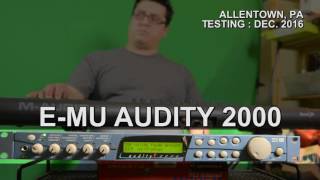 Video thumbnail for E-mu Audity 2000  - Sound Demo - Allentown, PA by Craig Friebolin