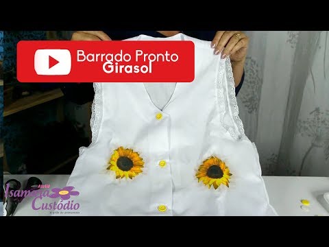 Avental Barrado Pronto Girasol - Rose Eman