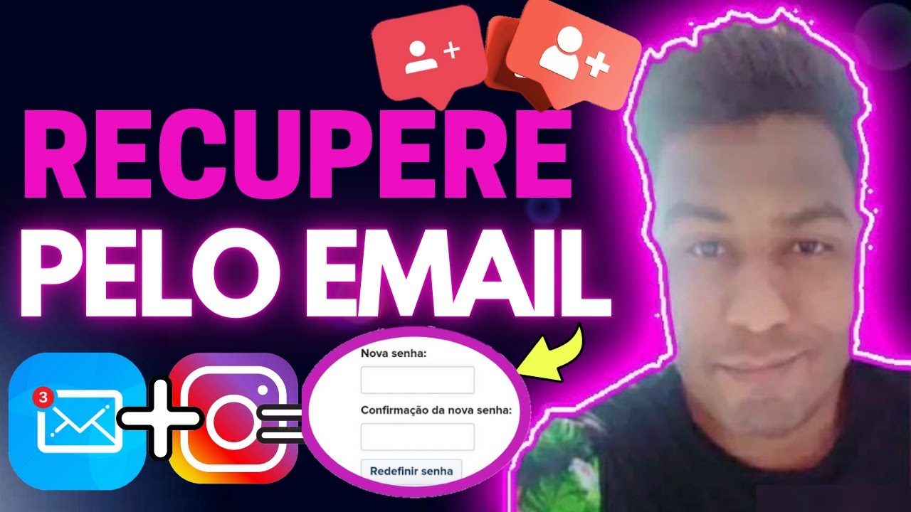 Como RECUPERAR SENHA do INSTAGRAM COM OUTRO EMAIL -  ESQUECI EMAIL E SENHA E SEM NUMERO DE TELEFONE