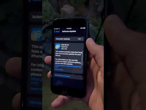 iOS 16.3.1 update on iPhone SE 3