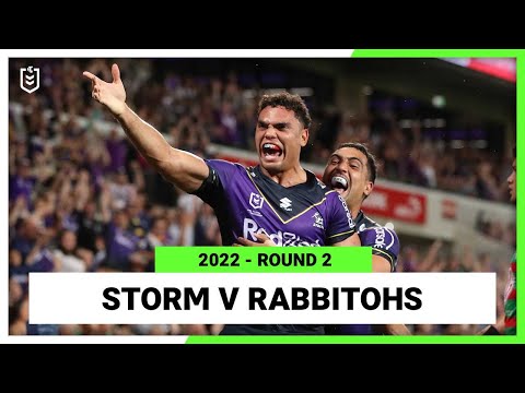 NRL Highlights | Melbourne Storm v South Sydney Rabbitohs Round 2, 2022 | Full Match Replay | NRL