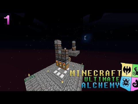 Zoumeh -  Minecraft Modded, Ultimate Alchemy |  Ep1 |  Here, EVERYTHING is automated