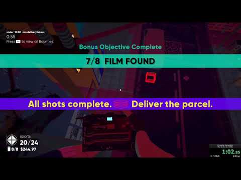 Umurangi Generation Speedrun - The Strand IL (100%) - 1:07.35