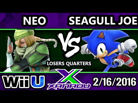 S@X 137 - Neo (Sheik) Vs. VexX | Seagull Joe (Sonic) SSB4 Losers Quarters - Smash Wii U  - Smash 4