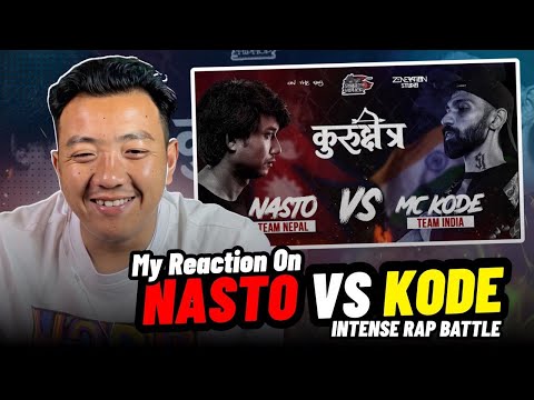 My Reaction on Nasto Vs MC Kode, Is this a bodybag? Crowd sayd 3-0, Nepal Vs India Rap Battle