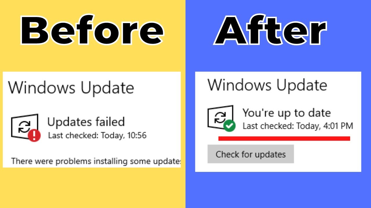 Fix All Windows Update Error Problems in Windows 11/10 (Easy Guide)