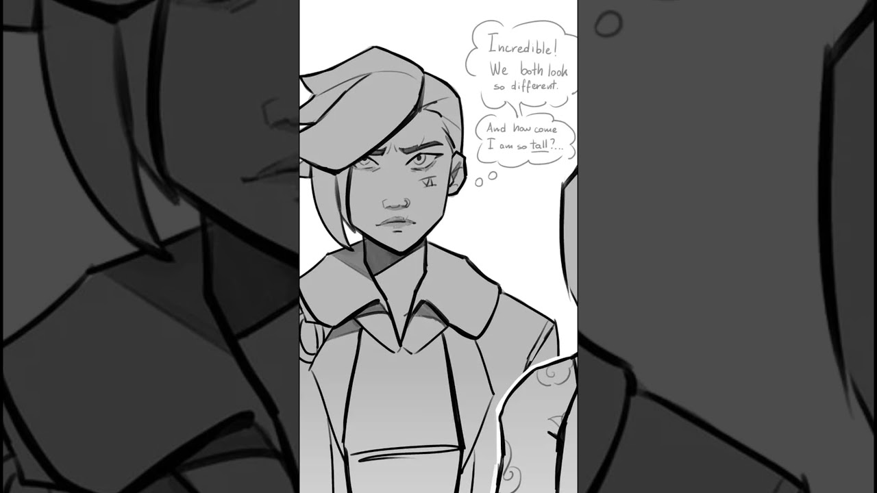 Jinx & Vi Meet Their League Selves | Arcane #Shorts