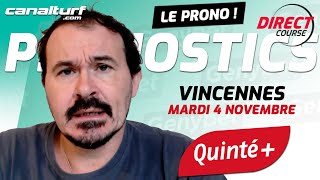 emission video des courses turf pmu du Mardi 4 novembre 2025