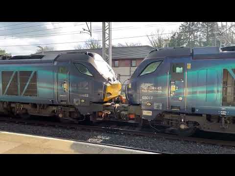 *RARE* 68’s and 88 triple header DRS nuclear flask train! #drs  #carnforth