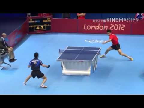 Table Tennis Olympic 2012 Wang Hao vs Chuang Chih-Yuan highlights