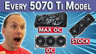 DON'T BUY WRONG! 🛑 Every RTX 5070 Ti Model - Specs & Feature