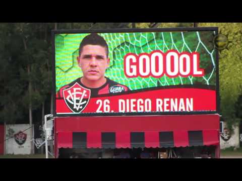 Vitória 2 X 0 Feirense. Gol de Robert e Diego Renan. (5/3/2016)