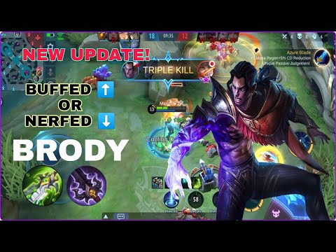 NEW UPDATE! ADJUSTED BRODY - MAXIMUS ZYR BEST BUILD | Mobile Legends Bang Bang