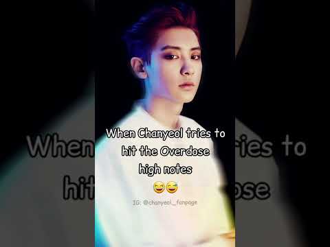[EXO] When Chanyeol tried to hit the "Overdose" high note 😂