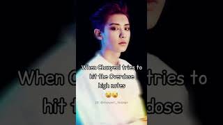Download lagu [EXO] When Chanyeol tried to hit the 'Overdose' high note 😂 mp3