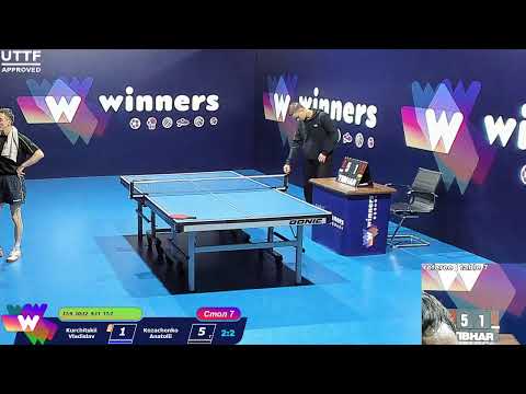 Kurchitskii Vladislav - Kozachenko Anatolii.WINners. CUP Table Tennis 7 28.12.2020 10:45