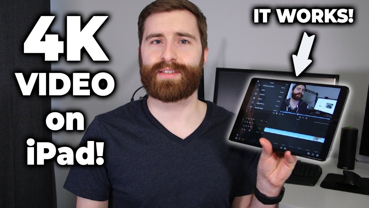 Editing Video on the iPad Air! - 4K Editing!