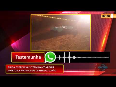 Briga entre rivais termina com dois mortos a facadas em Demerval Lobão 17 11 2020
