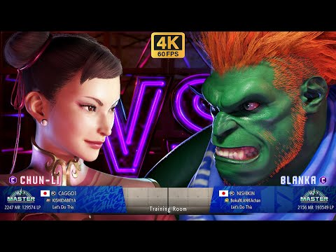 Street Fighter 6 🔥 CAGGO1 (CHUN-LI) VS NISHIKIN (BLANKA) 🔥 Ranked Match 🔥 SF6 [4K ACTION]