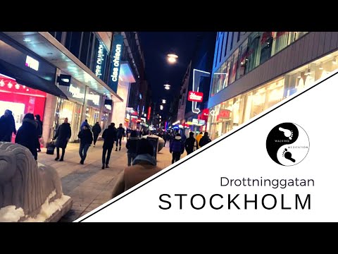 Walking Meditation | Sergels torg & Drottninggatan | Stockholm February 2021