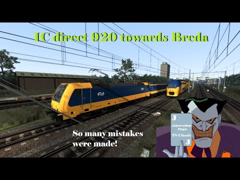 Jokervation plays Train Sim Classic | HSL Amsterdam - Noorderkempen | IC920 naar Breda