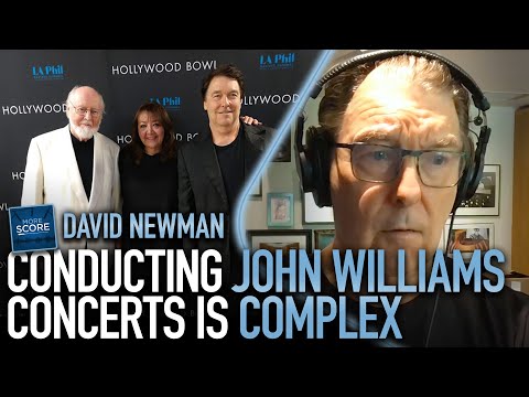 Conducting John Williams scores for orchestra | David Newman