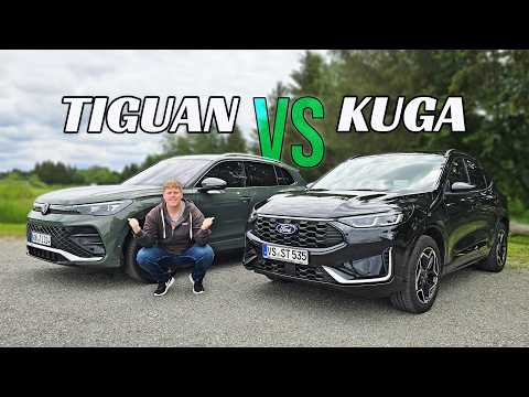 2024 Ford Kuga vs. VW Tiguan: The comparison! - Review, driving report, test