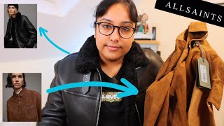 Black Friday Purchases from ALLSAINTS!!!!!! - Shearling jacket and Suede shirt