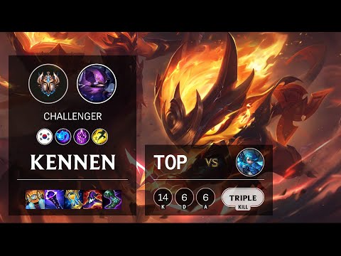 Kennen Top vs Gwen - KR Challenger Patch 11.11
