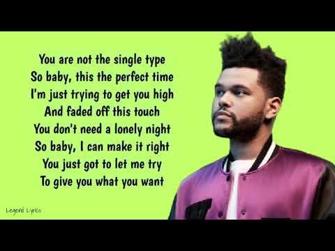 The Weeknd - I Feel It Coming ~ Lyrics ~ ft. Daft Punk