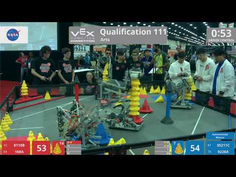 2018 VRC Arts Q111 - 8110B 169A vs 35211C 9228A - 109 to 110