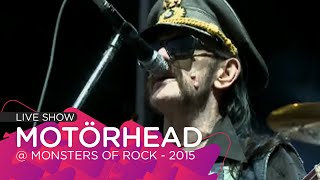 THE CHASE IS BETTER THAN THE CATCH - Motörhead - Live @ Monsters Of Rock 2015