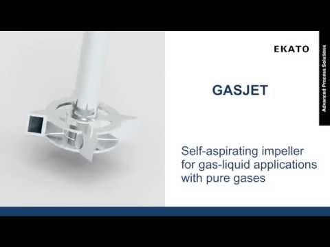EKATO GASJET - Impeller for gas-liquid applications with pure gases