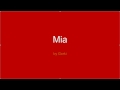 Gorki - Mia (+ Lyrics) 