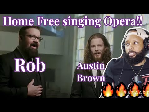FIRST TIME HEARING | AUSTIN BROWN & ROB - " NESSUM DORMA " | HOME FREE OPERA REACTION